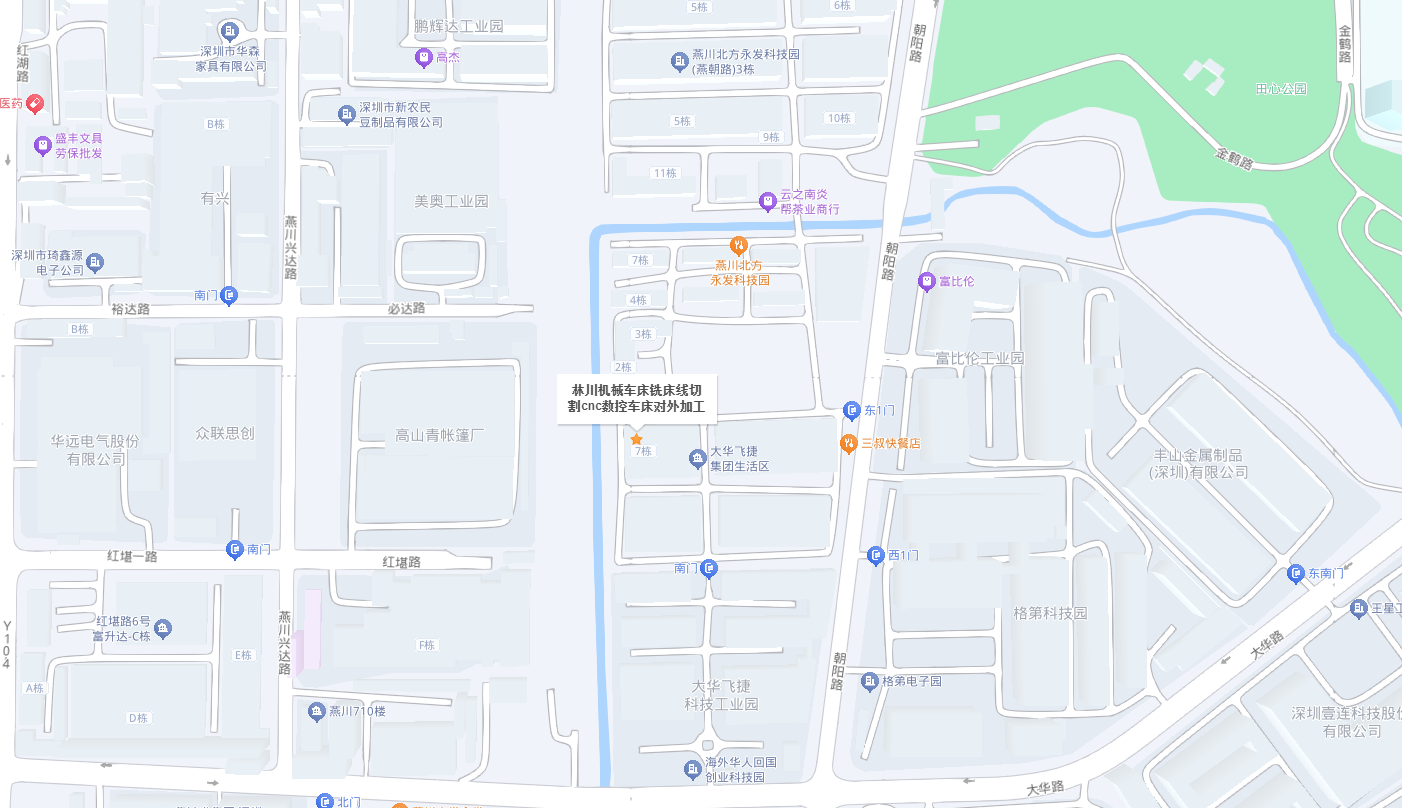 公司地理位置地图